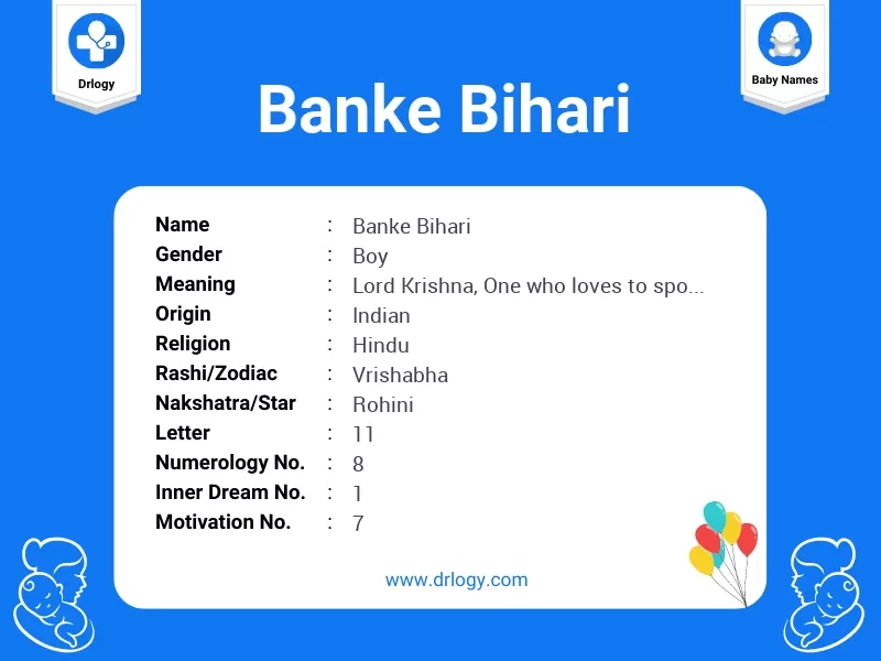 Banke Bihari Name Meaning